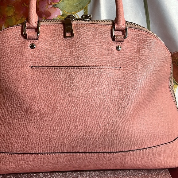 Coach Pink Dome Shaped satchel w/ crossbody - Picture 4 of 7